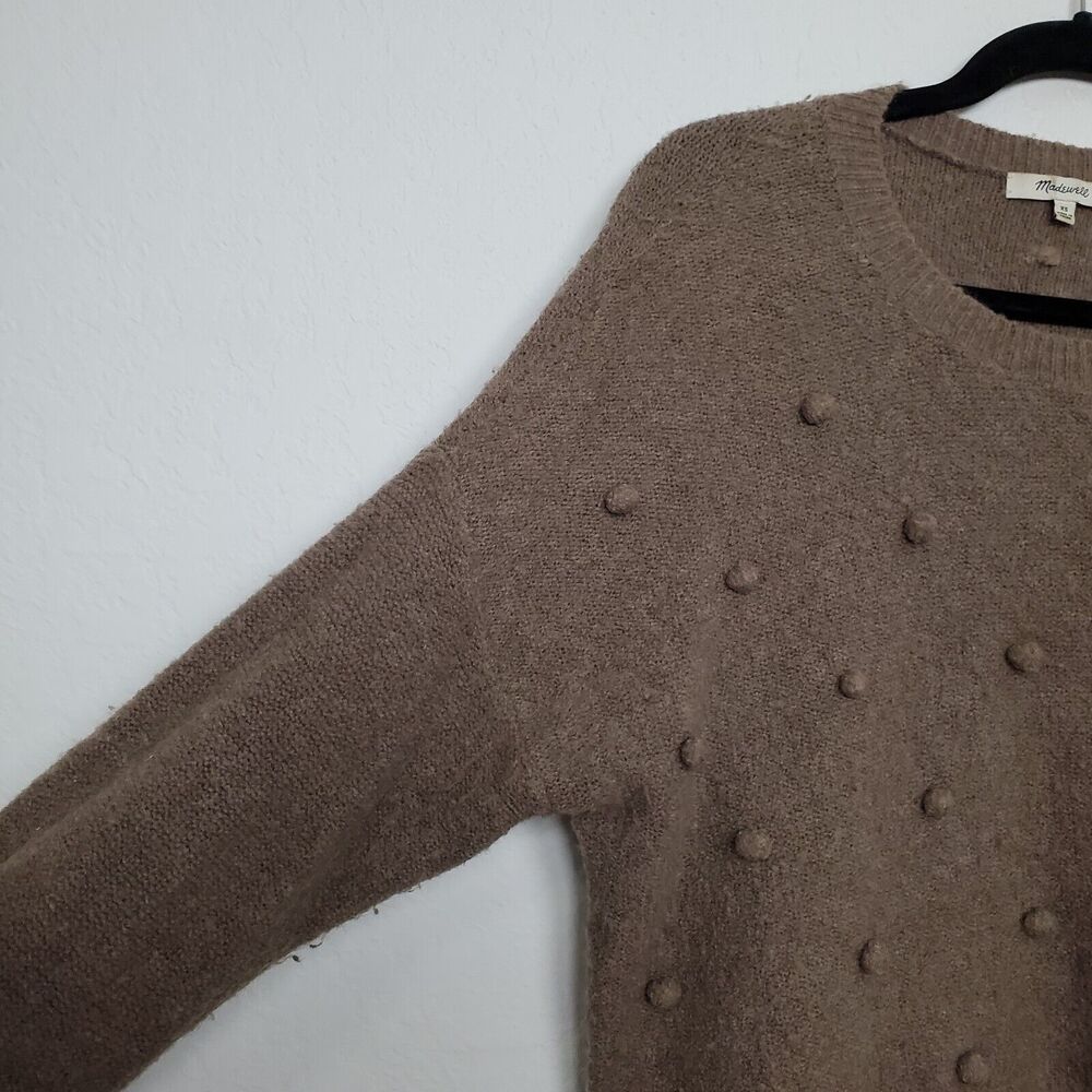 Madewell Womens Bobble Pullover Sweater Size XS Alpaca Wool Blend FLAW - Picture 4 of 10